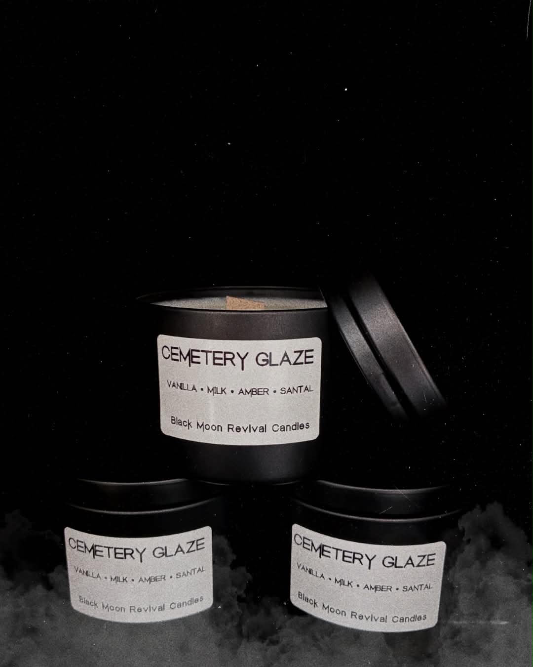Cemetery Glaze candle