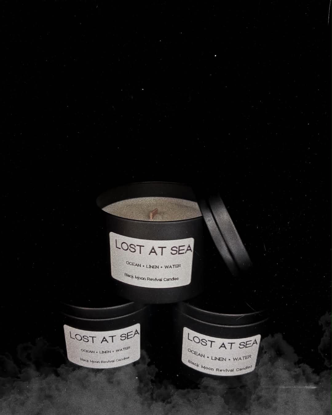 Lost at Sea wax melt and Dead Awake candle